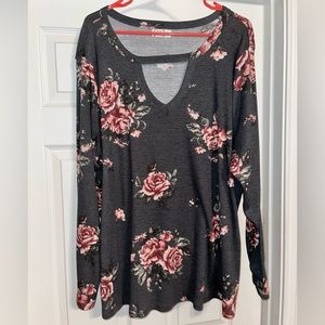 Thermal material long sleeve tee. From Maurices 3x